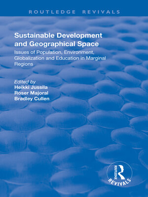 cover image of Sustainable Development and Geographical Space